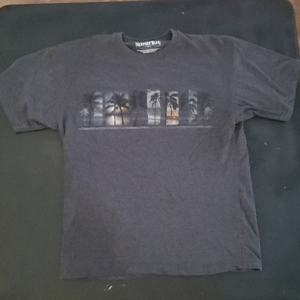 Newport Blue graphic tee